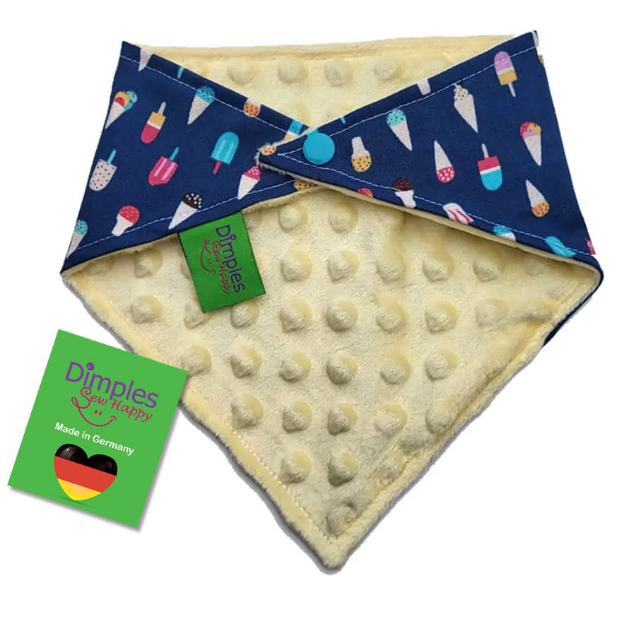 Sommer Eis Hundehalstuch Bandana dunkelblau