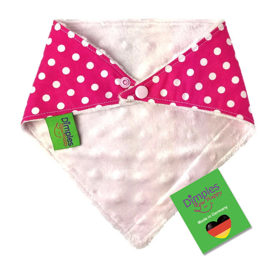 Pink Polka Dot Dog Bandana
