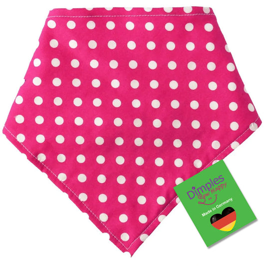 Pink Polka Dot Dog Bandana