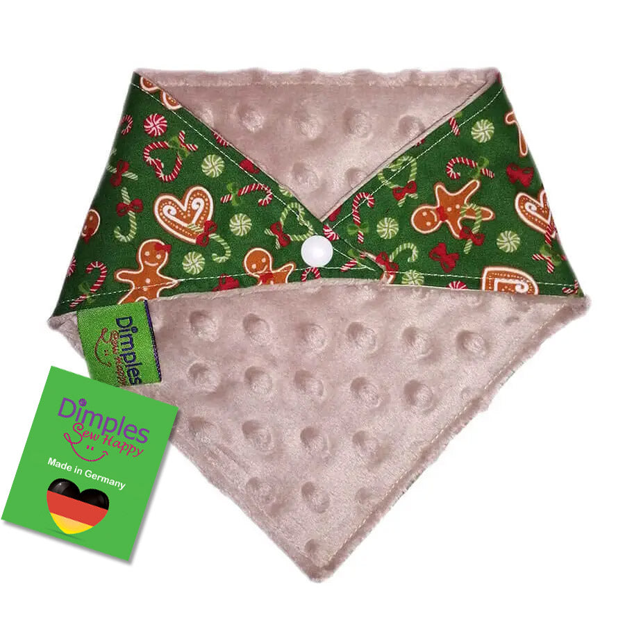 Lebkuchen Männchen Hundehalstuch - Weihnachtsgeschenk