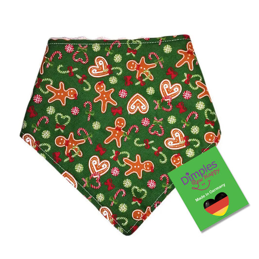 Lebkuchen Männchen Hundehalstuch - Weihnachtsgeschenk