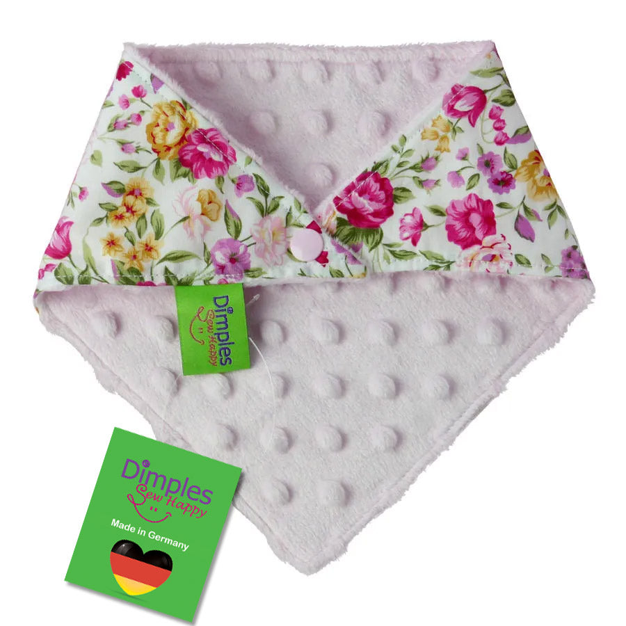 Vintage Rosen auf creme Hundehalstuch
