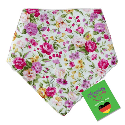 Vintage Rosen auf creme Hundehalstuch