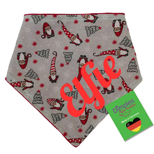 Weihnachtswichtel Hundehalstuch für Weihnachten