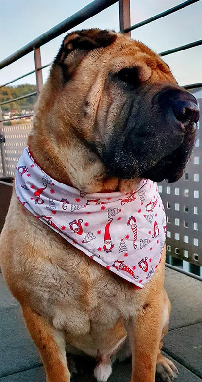 Weihnachtswichtel Hundehalstuch für Weihnachten